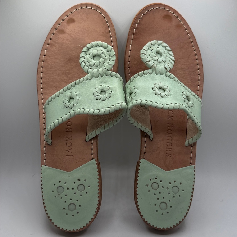 Jack Rogers Women's Light Green Sandals